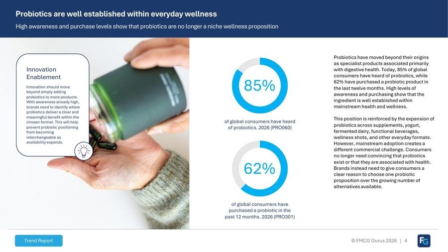 Report page: key statistics