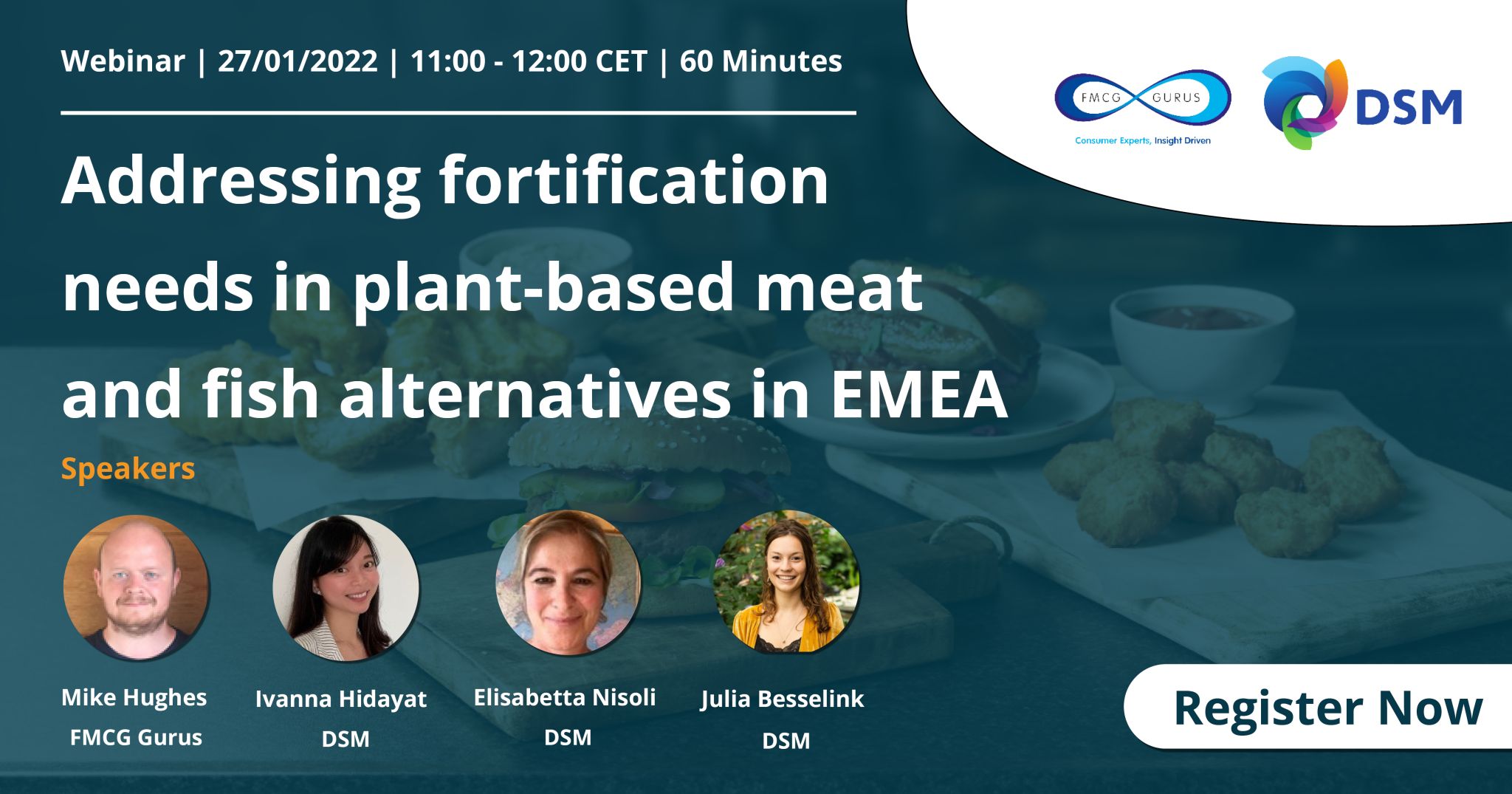 Register Now: Addressing the need for fortification in plant-based. 