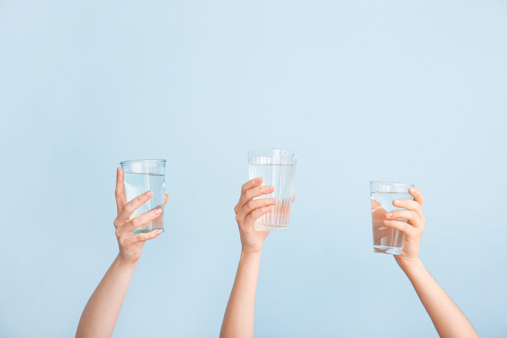 Glasses of water